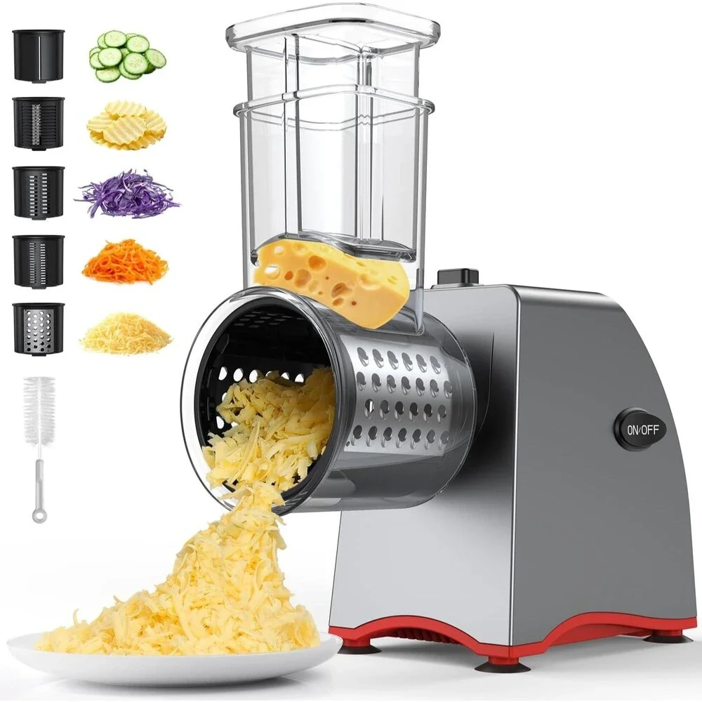 Electric Cheese Grater & Salad Maker Multi-Function 5 in 1 - New